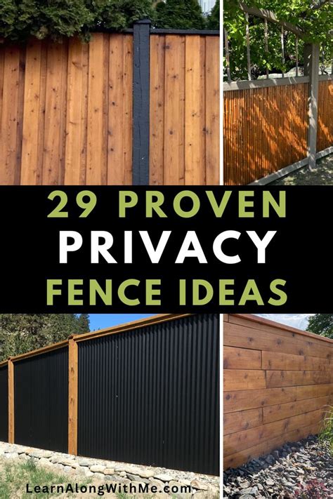 Privacy Fence Ideas Awesome Options For Your Backyard In