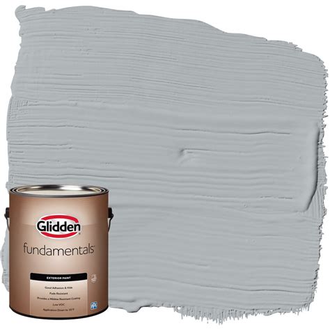 Glidden Fundamentals Exterior Paint Stargazer Gray Semi Gloss