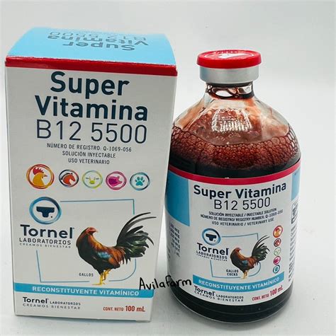 Tornel Super Vitamina B12 5500 100ml Gallos Free Etsy