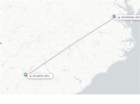 Direct Non Stop Flights From Atlanta To Richmond Schedules