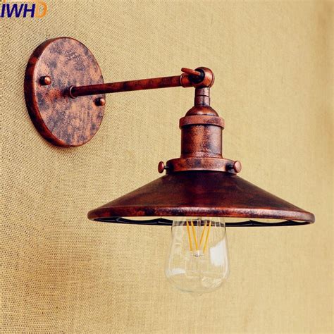 IWHD Lámpara de pared Vintage Industrial luces LED Edison Retro