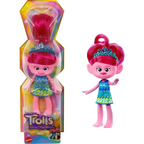 Mattel Dreamworks Trolls Together Strong Hairy Surprises Queen Poppy