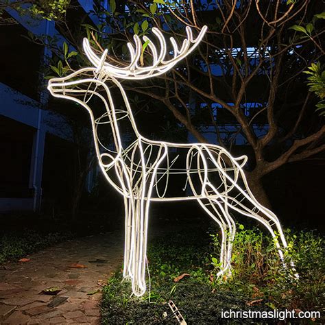 Neon large light up reindeer for christmas – Artofit