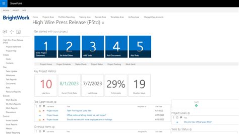 BrightWork PPM Software For SharePoint And Microsoft 365