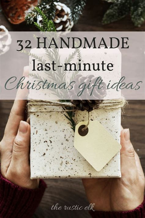 Handmade Last Minute Christmas Gift Ideas Last Minute Christmas