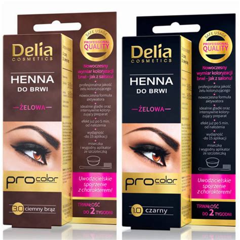 Nowa Elowa Henna Do Brwi Delia Cosmetics Kobietamag Pl