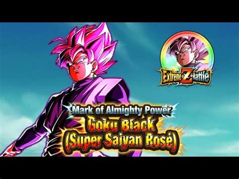 Mark Of Almighty Power Int Lr Goku Black Super Saiyan Rose Extreme