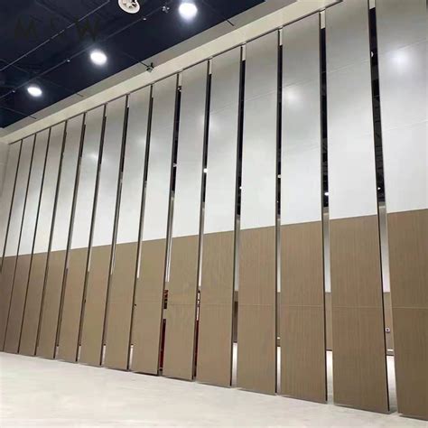 M W Aluminium Sliding Folding Hotel Operable Walls Banquet Hall