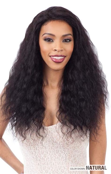 Shake N Go Naked Brazilian Wet Wavy Human Hair Natural Lace Front Wig LOOSE DEEP
