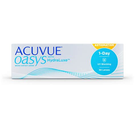 Acuvue Oasys Day With Hydraluxe For Astigmatism Contactlenzen