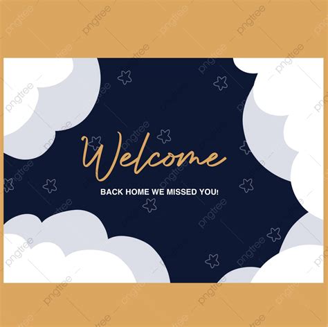 Welcome Postcard Template Template Download On Pngtree