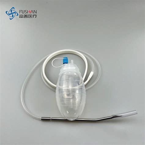 Medical Supply Sterile Silicone Round Channel Fluted Fr