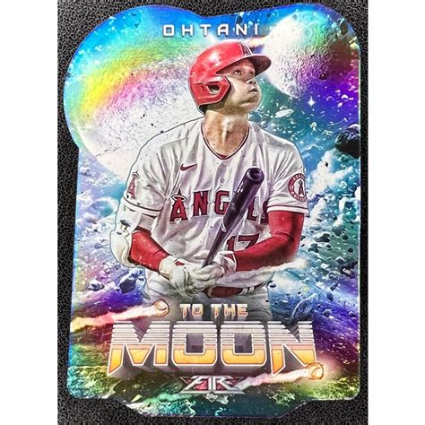 Mlb 球員卡 Shohei Ohtani 大谷翔平 2022 Topps Fire To The Moon 蝦皮購物