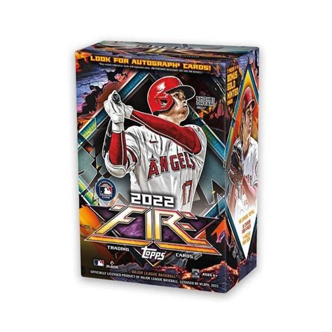 Topps Fire Baseball Pack Blaster Box Steel City Collectibles