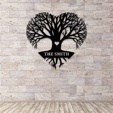 Personalised Tree of Life Family Tree Name Wall Art | Lasertech