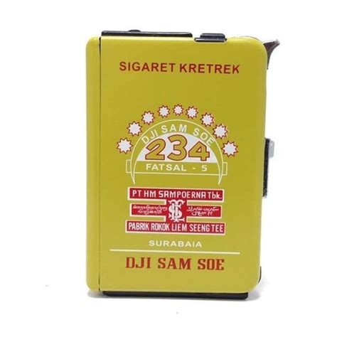 Jual New Item Kotak Rokok Korek Api Las Dji Sam Soe Hijau Tempat