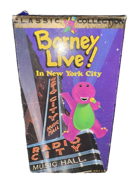 Barney Live In New York City Vhs Tape 1994 Grelly Usa