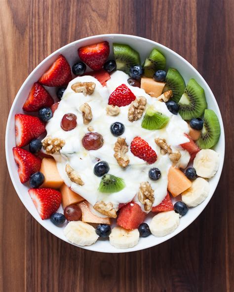 Fruit, Nut, and Honey Yogurt Bowl