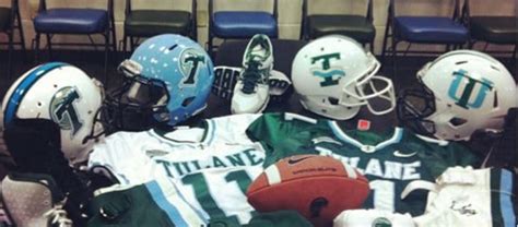 Tulane's athletic director is looking for feedback on a new helmet ...