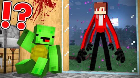 Jj Became An Enderman And Pranked Mikey With A Morph Mod In Minecraft