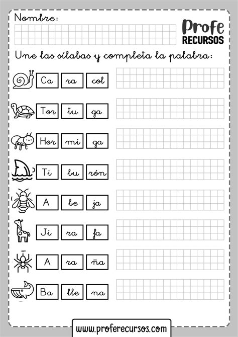 11 Tareas Para Niños De 6 Años Para Repasar La Lectoescritura Y Las