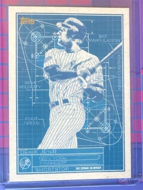 2024 TOPPS SERIES 1 Superstar Blueprints SB 18 Derek Jeter Yankees De