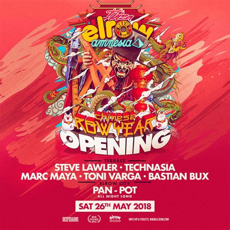 Elrow Vuelve A Amnesia Y Este Es El Cartel De Su Opening Wololo Sound