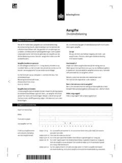 Aangifte Dividendbelasting Aangifte Dividendbelasting Pdf PDF4PRO