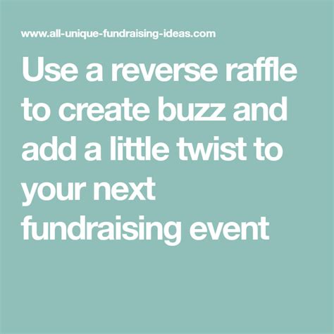 Use A Reverse Raffle To Create Buzz And Add A Little Twist To Your Next