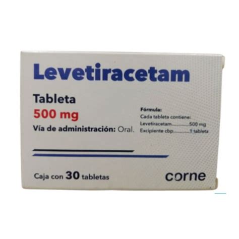 Levetiracetam 500 Mg Caja Con 30 Tabletas Farmacia Sanorim