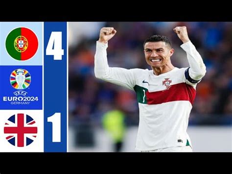 PORTUGAL VS ENGLAND 4 1 Ronaldo Hat Trick UEFA EURO 2024 Highlight