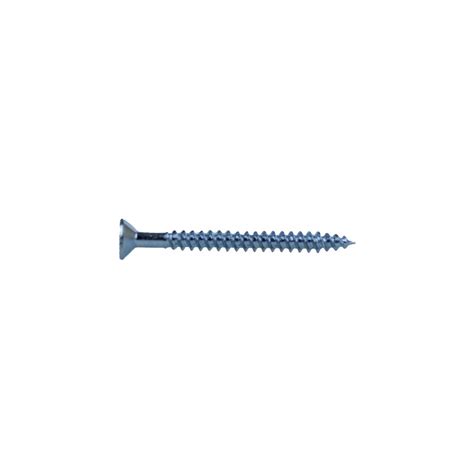 BZP Woodscrew Twin Thread Countersunk Pozi 200 Pack Fixings Store