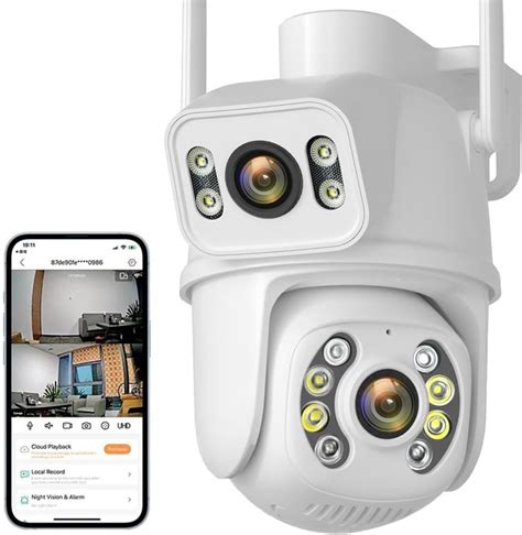 Mp K Ptz Wifi Camera Dual Lens With Dual Screen Ai Human Detect Auto