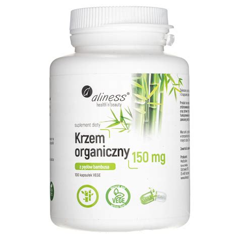 Aliness KRZEM ORGANICZNY z pędów BAMBUSA 150 mg 7645278095 Allegro pl