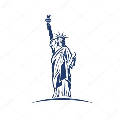 Statue of Liberty image logo — Stock Vector © deskcube #46472251