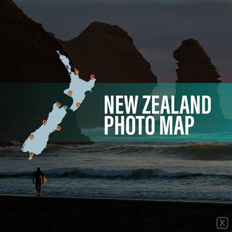 Map Of New Zealands Top Photo Spots Pixeo