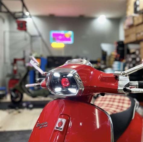 Promo Promo Headlamp Led Daymaker By Xcase New Model For Vespa Sprint