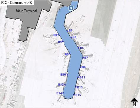 Richmond Airport Terminal Map