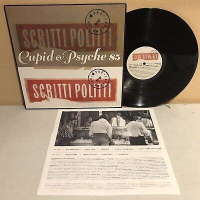 Scritti Politti Cupid Psyche LP 1985 Virgin 25302 1 EX EX 4 COMBINED