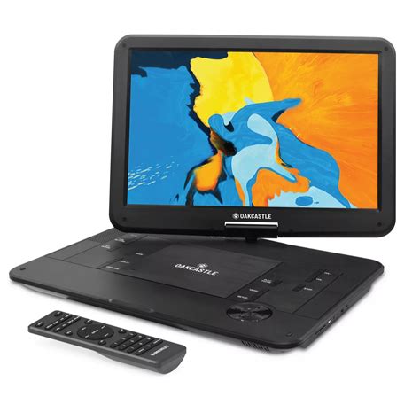 Oakcastle Dvd175 Portable Dvd Player 175 W156 Inch Hd Swivelandflip