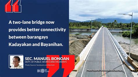 DPWH FINISHES NEW BRIDGE PROJECT IN AURORA IKOT PH