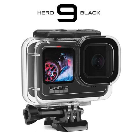 Bo Tier Tanche Pour Gopro Fore Coque De Protection Noire Pour La Plong