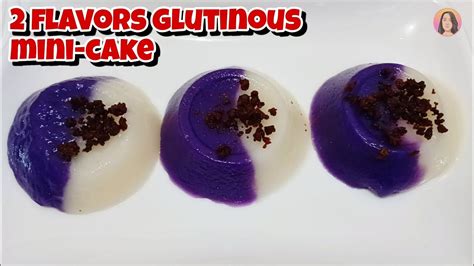 How To Make 2 In 1 Glutinous Mini Rice Cake Glutinous Recipe Kakanin Sapin Sapin Youtube