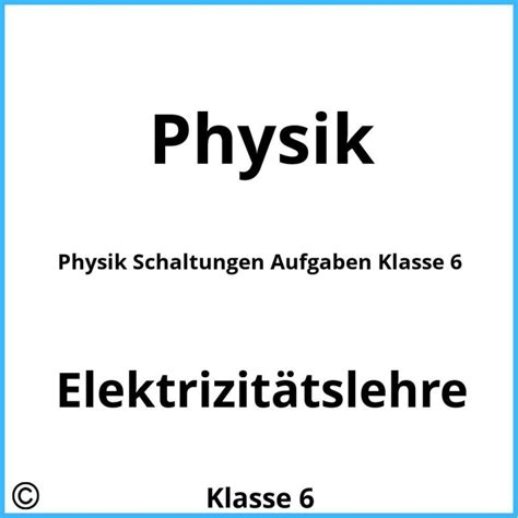 Arbeitsbl Tter Physik Klasse Licht Und Schatten