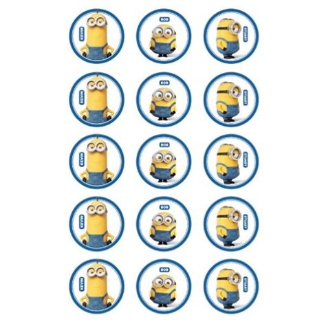 Minions Cupcake Toppers