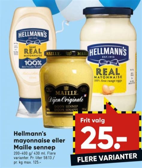 Hellmanns Mayonnaise Bilka Januar 2023 Alle Tilbudsavis