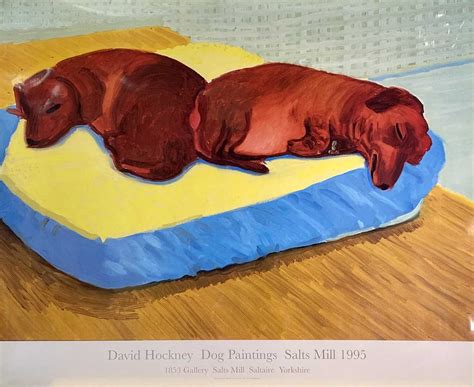 Lot 815 - David HOCKNEY (1937) Dog Paintings Poster 64