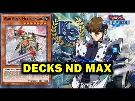 Decks Nd Max Kc Cup Febrero Yu Gi Oh Duel Links Youtube