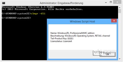 Produktkey Von Windows X Auslesen Tipps Tricks