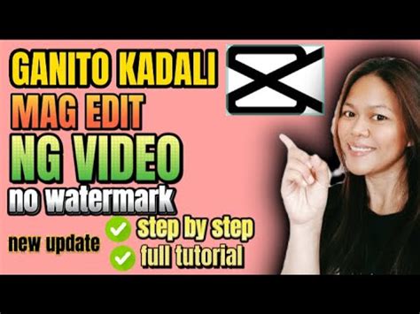 Paano Mag Edit Ng Videos Sa Capcut Gamit Ang Cellphone Basic Editing